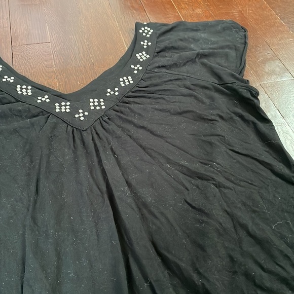 Women's INC V-Neck Cap Sleeve Top Large - Picture 5 of 13